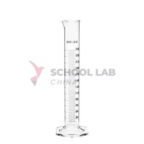 Glass Measuring Cylinder - 250ml - Pack of 2